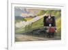 Southern Railway Express is Hauled by a "West Country" Locomotive-null-Framed Photographic Print