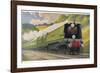 Southern Railway Express is Hauled by a "West Country" Locomotive-null-Framed Photographic Print