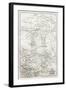 Southern Sahara And Central Africa Old Map-marzolino-Framed Art Print