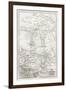 Southern Sahara And Central Africa Old Map-marzolino-Framed Art Print