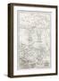 Southern Sahara And Central Africa Old Map-marzolino-Framed Art Print