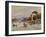 Southern Street Scene (Oil on Canvas)-Herman David Salomon Corrodi-Framed Giclee Print