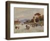 Southern Street Scene (Oil on Canvas)-Herman David Salomon Corrodi-Framed Premium Giclee Print