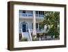 Southern Style House with a Magnolia Tree, Beaufort, South Carolina-George Oze-Framed Photographic Print