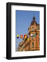 Southern Sweden, Karlskrona, street view of Ronneygatan street-Walter Bibikow-Framed Photographic Print