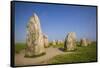 Southern Sweden, Kaseberga, Ales Stenar, Ale's Stones, early people's ritual site, 600 AD-Walter Bibikow-Framed Stretched Canvas