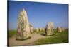 Southern Sweden, Kaseberga, Ales Stenar, Ale's Stones, early people's ritual site, 600 AD-Walter Bibikow-Stretched Canvas