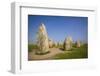 Southern Sweden, Kaseberga, Ales Stenar, Ale's Stones, early people's ritual site, 600 AD-Walter Bibikow-Framed Photographic Print