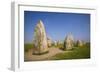 Southern Sweden, Kaseberga, Ales Stenar, Ale's Stones, early people's ritual site, 600 AD-Walter Bibikow-Framed Photographic Print