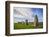 Southern Sweden, Kaseberga, Ales Stenar, Ale's Stones, early people's ritual site, 600 AD-Walter Bibikow-Framed Photographic Print