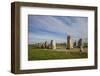 Southern Sweden, Kaseberga, Ales Stenar, Ale's Stones, early people's ritual site, 600 AD-Walter Bibikow-Framed Photographic Print