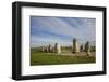 Southern Sweden, Kaseberga, Ales Stenar, Ale's Stones, early people's ritual site, 600 AD-Walter Bibikow-Framed Photographic Print