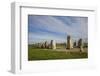 Southern Sweden, Kaseberga, Ales Stenar, Ale's Stones, early people's ritual site, 600 AD-Walter Bibikow-Framed Photographic Print