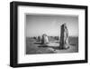 Southern Sweden, Kaseberga, Ales Stenar, Ale's Stones, early people's ritual site, 600 AD-Walter Bibikow-Framed Photographic Print