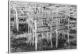 Southern Sweden, Ystad, cafe tables-Walter Bibikow-Stretched Canvas