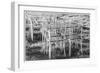 Southern Sweden, Ystad, cafe tables-Walter Bibikow-Framed Photographic Print