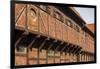 Southern Sweden, Ystad, traditional half-timbered building, Per Helsas Gard, 16th century-Walter Bibikow-Framed Photographic Print