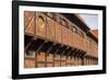 Southern Sweden, Ystad, traditional half-timbered building, Per Helsas Gard, 16th century-Walter Bibikow-Framed Photographic Print