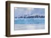 Southern terminus of Perito Moreno glacier under a moody sky, Argentina-francesco vaninetti-Framed Photographic Print