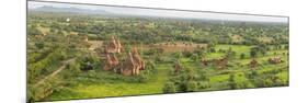 Southern View of Stupas Seen from Top of Tower at Aureum Palace Hotel, Bagan, Mandalay Region-null-Mounted Premium Photographic Print