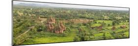 Southern View of Stupas Seen from Top of Tower at Aureum Palace Hotel, Bagan, Mandalay Region-null-Mounted Photographic Print