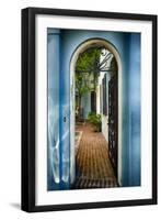 Southern Welcome In Charleston-George Oze-Framed Premium Photographic Print