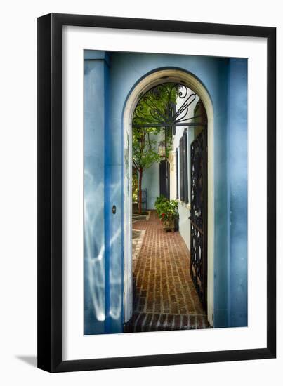 Southern Welcome In Charleston-George Oze-Framed Premium Photographic Print