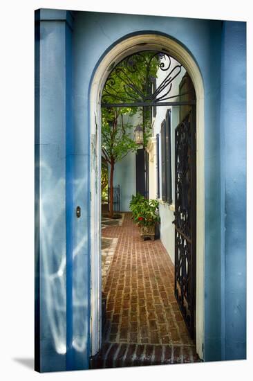 Southern Welcome In Charleston-George Oze-Stretched Canvas