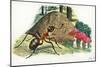 Southern Wood Ant or Horse Ant Formica Rufa-null-Mounted Giclee Print