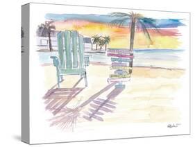 Southernmost Beach Key West Morning Glory-M. Bleichner-Stretched Canvas