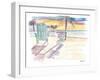 Southernmost Beach Key West Morning Glory-M. Bleichner-Framed Art Print