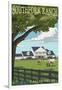 Southfork Ranch - Dallas, Texas-Lantern Press-Framed Art Print