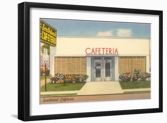 Southland Cafeteria, Retro-null-Framed Art Print
