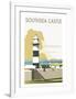 Southsea Castle - Dave Thompson Contemporary Travel Print-Dave Thompson-Framed Giclee Print