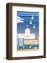 Southsea - Dave Thompson Contemporary Travel Print-Dave Thompson-Framed Giclee Print