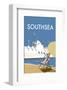 Southsea - Dave Thompson Contemporary Travel Print-Dave Thompson-Framed Giclee Print