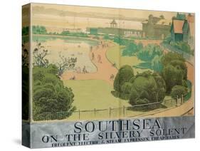 'Southsea on the Silvery Solent', Poster Advertising Southern Railways, 1959-Gregory Brown-Stretched Canvas