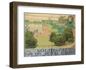'Southsea on the Silvery Solent', Poster Advertising Southern Railways, 1959-Gregory Brown-Framed Giclee Print