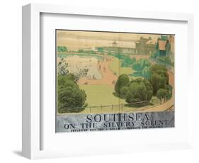 'Southsea on the Silvery Solent', Poster Advertising Southern Railways, 1959-Gregory Brown-Framed Giclee Print