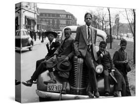Southside Boys, Chicago, 1941-Russell Lee-Stretched Canvas