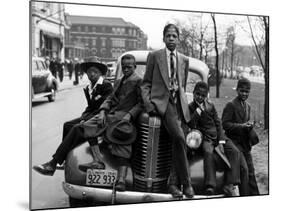 Southside Boys, Chicago, 1941-Russell Lee-Mounted Photo