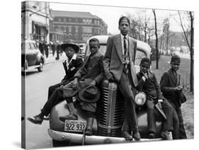 Southside Boys, Chicago, c.1941-Russell Lee-Stretched Canvas