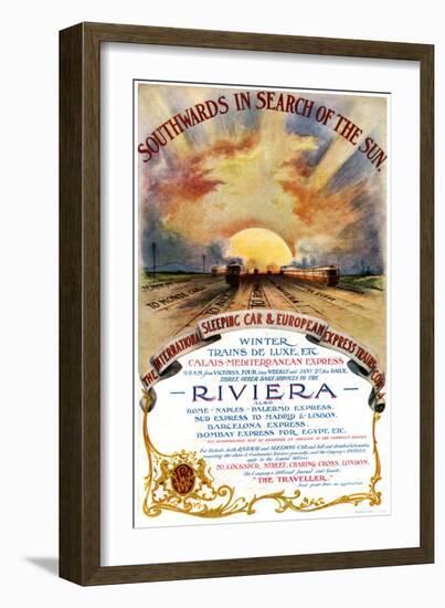 Southwards in Search of the Sun, 1905-Bemrose-Framed Giclee Print