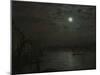 Southwark Bridge by Moonlight, 1882-Filipo Or Frederico Bartolini-Mounted Giclee Print