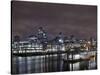 Southwark Bridge, City of London, the Thames, Night Photography, London, England, Uk-Axel Schmies-Stretched Canvas