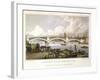 Southwark Bridge from Bank Side, London, 1817-Thomas Hosmer Shepherd-Framed Giclee Print