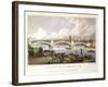 Southwark Bridge from Bank Side, London, 1817-Thomas Hosmer Shepherd-Framed Giclee Print