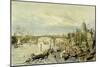 Southwark Bridge from London Bridge-William Parrott-Mounted Giclee Print