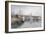 Southwark Bridge in Course of Demolition, 1915-Richard Henry Wright-Framed Giclee Print