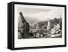 Southwark Bridge, London, 1828-Samuel Prout-Framed Stretched Canvas